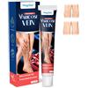 MagiSel Crema vene varicose, Crema per capillari rotti gambe, 20g Creme Gambe Stanche e Pesanti, Dolore e Circolazione
