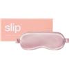SLIP Eyemask 'Pink', Maschera da notte SLIP Eyemask 'Pink' in seta di gelso 22 Momme - Maschera per occhi oscurante in seta, taglia unica con elastico, delicata sulla pelle, rosa