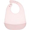 Chicco Easy Roll Bib Bavaglino in Silicone con Tasca Rosa