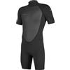 O'Neill Reactor 2 2mm Back Zip S/S Spring Black, S