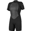 O'Neill Wms Reactor 2 2mm Back Zip S/S Spring Black, 6