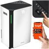 Berdsen Deumidificatore elettrico - 20 l/24 h - Wi-Fi LED App Controllo - Silenzioso risparmio energetico - Bianco