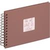 walther design Album a spirale, 23 x 17 cm, Fun Mocha Mousse, SA-109-MM