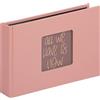 walther design Mini album fotografico per 36 foto, 10 x 15 cm, Fun Peach Fuzz MA-353-PF