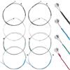 EupHHonycs Set completo di 8 corde per violino (G-D-A-E), universali, in acciaio al carbonio e rame, con estremità a sfera placcata in rame, per strumenti da 4/4, 3/4, 1/2, 1/4