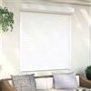 Vidaxl Persiana a rullo Bianco 130 x 140 cm Alluminio e poliuretano