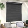 Vidaxl Persiana a rullo Antracite 130 x 140 cm Alluminio e poliuretano