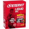 ENERVIT SPA Enervit Sport Liquid Gel Citrus Energizzante sportivi con caffeina 4 pezzi x 60 ml