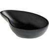 Leone Ciotola a goccia fingerfood - 10 x 6,5 x 2,4 cm - melamina - nero - Leone (unità vendita 1 pz.)