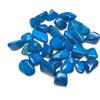 AW GIFTS 24x Pietre Burattate Howlite Blu Medie 10-25mm CRYSTAL Healing Mix