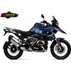 GRAFICA ADESIVA PROTEZIONI MOTO BMW GS R1250 BLU BIANCO