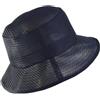 NONE Cappelli da pescatore in rete di grandi dimensioni per uomo cappello a tesa larga berretto da uomo tinta unita cappelli Panama traspiranti freschi parasole cappello da pescatore estivo