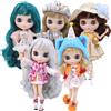 DBS ICY DBS blythe doll 30cm 1/6 BJD toy viso lucido capelli corti corpo articolato