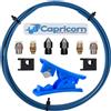 NONE Tubo PTFE Bowden Creality 3D Capricorn Serie XS Blu 1M con Raccordo Rapido 1 Pezzo, Raccordo Pneumatico a Spinta per Filamento da 1.75mm