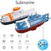NONE Mini RC Sottomarino 0.1 m/s Velocità Barca telecomandata Impermeabile Giocattolo per immersione Modello di simulazione per bambini Regalo di Natale Regalo di Capodanno