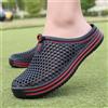 YRZL Scarpe da uomo Pantofole da spiaggia Unisex Scava fuori Casual Donna Sandalo da spiaggia Infradito Scarpe antiscivolo Taglia 36-45 Pantofole da uomo
