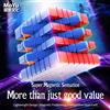NONE [ECube] MOYU MeiLong 7 V2 7x7x7 Cubo Magico Magnetico di Velocità Senza Adesivo Giocattoli Fidget Professionali MoYu MeiLong 6 Cubo Magico