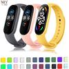 NEY Cinturini sportivi per Xiaomi Mi Band 7 6 Cinturini Miband6 NFC silicone Sostituzione di alta qualità correa mi band 7 6 3 4 5 Cinturino per orologio