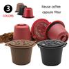 NONE Capsula di caffè ricaricabile Pod filtro da caffè leggero in plastica per Nespresso Vertuo pratico strumento creativo per la casa