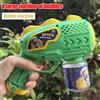 NONE Astronauti spaziali Pistola per bolle completamente automatica Macchina per bolle a razzo Ventilatore automatico con giocattolo liquido a bolle per bambini Regalo per bolle