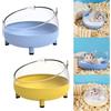 NONE Criceto sabbia vasca da bagno gabbia wc trasparente criceto bagno piccolo animale bagno casa per topi coniglio animali domestici piccolo accessorio per animali domestici