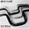 BUCKLOS Manubrio bici pieghevole 25.4mm Alluminio Hi-Rise 120/160mm Manubrio rondine per bicicletta 580mm BMX MTB Manubrio ad alta resistenza