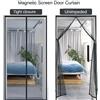 NONE Tenda anti-zanzara Zanzariere per finestra Mosca Schermo Chiusura automatica Porta Tende di ventilazione domestica Rete magnetica