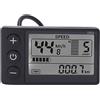 Qiilu S866 misuratore Display LCD per bici elettrica 24V 36V 48V pannello di controllo con spina impermeabile