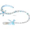 Ragazze Treccia Principessa Fascia per capelli Ragazza Elsa Fiocco di neve Blu Rosa Fascia Accessori per capelli Copricapo regina Accessori per neonate
