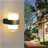 EnwYe Lampada da parete a LED 220V Camera da letto Lampada da comodino Soggiorno Balcone Lampada da parete corridoio Lampada da parete per corridoio Decorazioni per la casa Luce esterna