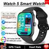 BOXUXING Per Xiaomi Watch 5 Smart Watch da uomo HD AMOLED schermo frequenza cardiaca chiamate Bluetooth localizzazione GPS Smartwatch sportivo impermeabile da donna