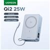 UGREEN Qi2 25W Banca di potere magnetica Carica rapida 20000mAh/10000mAh PowerBank portatile per iPhone 17 Pro Batteria esterna 30W 45W