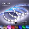 GAHADA 5V USB Led Strip Light SMD 2835 60Leds/m Nastro flessibile TV Sfondo Illuminazione 1M 2M 3M 5M LED String Light Room Decor