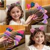 NONE Fascia per Capelli con Orecchie di Gatto e Paillettes in 5 Colori, Accessorio Dolce e Carino per Donne e Ragazze