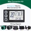 Mcezdy S866 Bicicletta elettrica UART 2 Display digitale E Cavo per scooter Ebike Smart Bike Computer Tachimetro per bicicletta Strada impermeabile