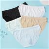Goodeal 5 pz/lotto slip estivi da uomo in seta di ghiaccio trasparente sexy ad asciugatura rapida biancheria intima traspirante alla moda mutandine ultrasottili senza soluzione di continuità