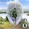 NONE Rete da giardino extra spessa con coulisse e cerniera, protezione per insetti e uccelli per frutta, agrumi, fiori Rete per insetti in materiale PE