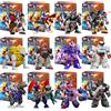 Blokees Transformers Building Blocks Versione Defender Optimus Prime Bumblebee Robot Cartoon Anime Collezione di trasformazione Giocattoli
