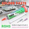 NONE Tubo ad ago per pasta saldante senza piombo per saldatura PCB/BGA/SMD presa USB riparazione pasta saldante per saldatura a stagno 20-38um