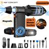 K&F CONCEPT 300000 giri/min aspirapolvere LED magnetico elettrico spolverino compresso 2-in-1 ventilatore d'aria e aspirazione per computer, tastiera portatile, pulizia della fotocamera