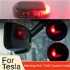 NONE Luce di sicurezza finta per auto Allarme fittizio simulato ad energia solare Avvertimento wireless Lampada di avvertenza antifurto Imitazione flash a LED