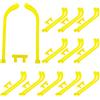 NONE 30 set Kit di occhiali che si illuminano al buio Occhiali da sole in plastica Parti di occhiali con bastoncini luminosi Luci al neon Accessori per feste