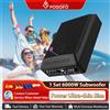 Podofo 600W Altoparlante per auto Subwoofer attivo Auto sotto il sedile Sottile Sub Woofer AMP Super Bass Amplificatore per auto Subwoofer