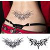 YOEMTAT Petto schiena vita succo inchiostro duraturo impermeabile adesivo tatuaggio temporaneo cuore spine falso tato body art semi permanente uomo donna