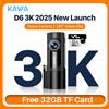 KAWA D6 3K KAWA Dash cam Videoregistratore Telecamera per auto, DVR per auto Controllo vocale Dash Telecamera AUTO, Dashcam per visione notturna 2025 Nuovo