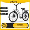 URLIFE E26 Bici Elettrica Per Adulti 250W Motore Bici Elettrica 48V 10.4AH 26 Pollici Pneumatici City Commuter Bici Elettrica