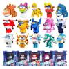 Bandai Super Wings Scale Mini trasformante Anime Deformazione Aereo Robot Action Figures Trasformazione Giocattoli per bambini Regali di Natale
