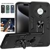 Foohly Custodia antiurto per armatura militare per Honor Magic 8 Lite Magic 7 Pro X9d X9c Custodia protettiva Anello Supporto Shell Fundas