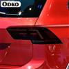 NONE Pellicola Protettiva per Fari Auto in TPU Trasparente Nero per Volkswagen VW Tiguan 5N MK2 2017-Oggi