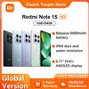 XIAOMI Versione Globale Xiaomi Redmi Note 15 4G smartphone 6.77" FHD ricarica turbo 33W 6000mAh fotocamera principale 108MP IP64 Bluetooth 5.3 NFC